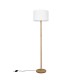Trio-401200101 - Korba - Wooden Floor Lamp with White Shade
