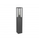 - Garonne - Anthracite PIR Bollard with Clear Glass Trio-401869142 - Garonne - Anthracite PIR Bollard with Clear Glass