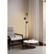 - Dakota - Matt Black & Gold 3 Light Floor Lamp Trio-404600332 - Dakota - Matt Black & Gold 3 Light Floor Lamp