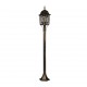 Trio-405960128 - Volturno - Black & Gold Post with Clear Diffuser