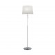 - Lyon - Matt Nickel 3 Light Floor Lamp with White Shade Trio-409100307 - Lyon - Matt Nickel 3 Light Floor Lamp with White Shade