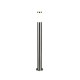 Trio-409760107 - Trioto - Matt Nickel Bollard with White Diffuser