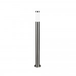 Trioto - Matt Nickel Bollard with White Diffuser