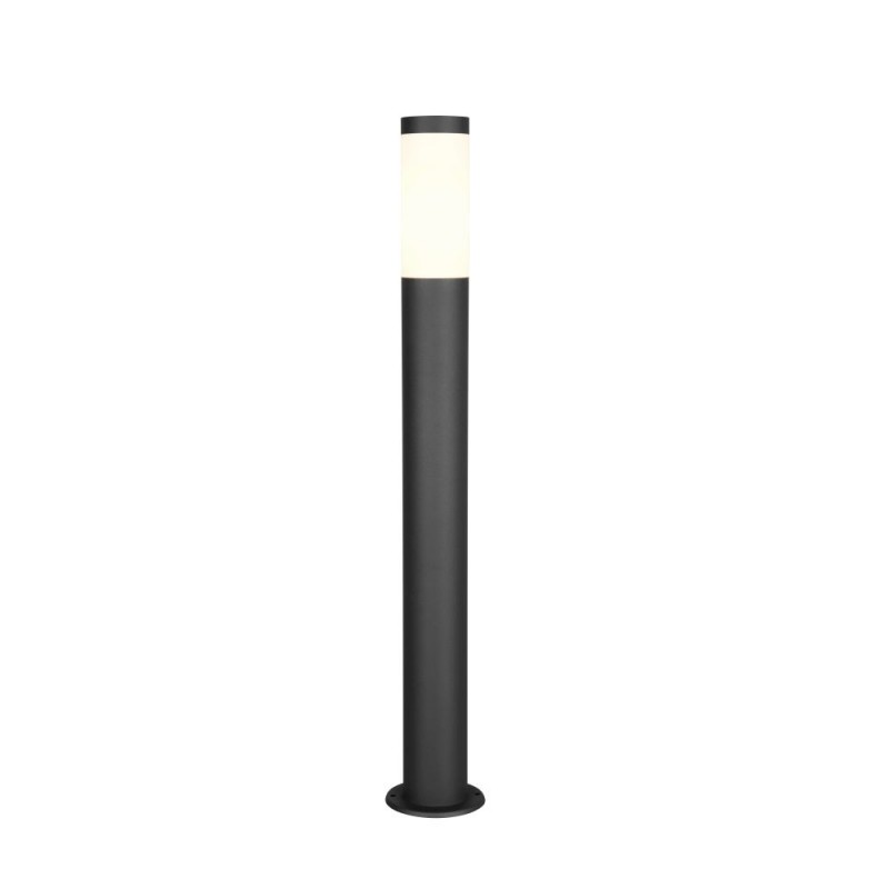 Trio-409760132 - Trioto - Matt Black Bollard with White Diffuser