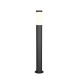 Trio-409760132 - Trioto - Matt Black Bollard with White Diffuser