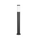 Trio-409760132 - Trioto - Matt Black Bollard with White Diffuser