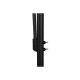 Trio-411400232 - Burton - Black Mother & Child Floor Lamp with White & Transparent Black Shade