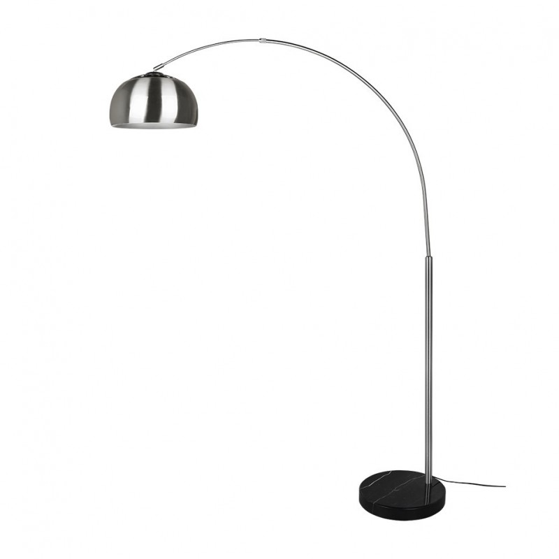 - Argentina - Nickel & Black Marble Floor Lamp Trio-411700107 - Argentina - Nickel & Black Marble Floor Lamp