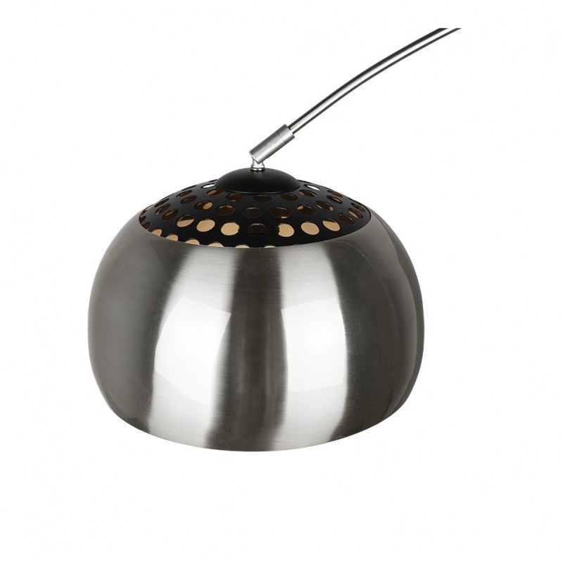 - Argentina - Nickel & Black Marble Floor Lamp Trio-411700107 - Argentina - Nickel & Black Marble Floor Lamp