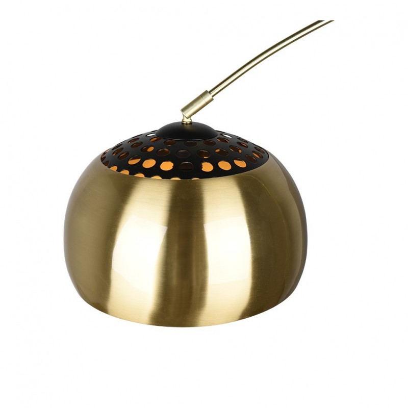 - Argentina - Matt Brass & Black Marble Floor Lamp Trio-411700108 - Argentina - Matt Brass & Black Marble Floor Lamp