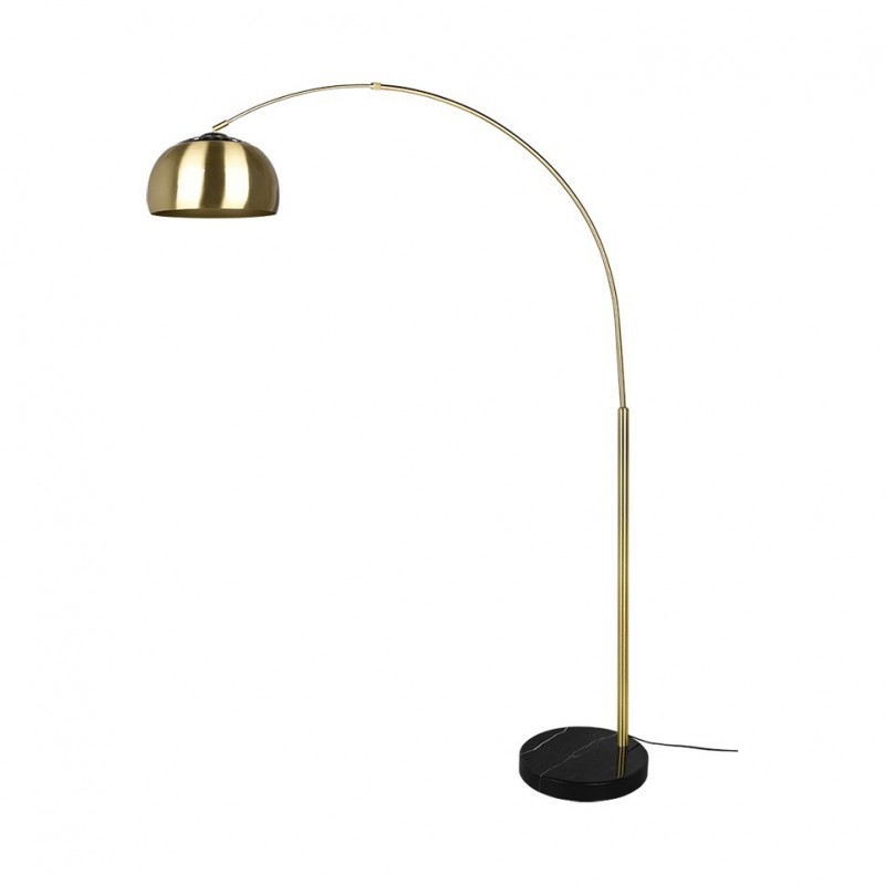 - Argentina - Matt Brass & Black Marble Floor Lamp Trio-411700108 - Argentina - Matt Brass & Black Marble Floor Lamp