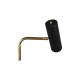 - Marley - Matt Black & Matt Brass Floor Lamp Trio-412400108 - Marley - Matt Black & Matt Brass Floor Lamp