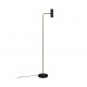 - Marley - Matt Black & Matt Brass Floor Lamp Trio-412400108 - Marley - Matt Black & Matt Brass Floor Lamp