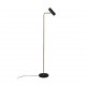 - Marley - Matt Black & Matt Brass Floor Lamp Trio-412400108 - Marley - Matt Black & Matt Brass Floor Lamp