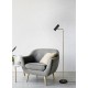 - Marley - Matt Black & Matt Brass Floor Lamp Trio-412400108 - Marley - Matt Black & Matt Brass Floor Lamp