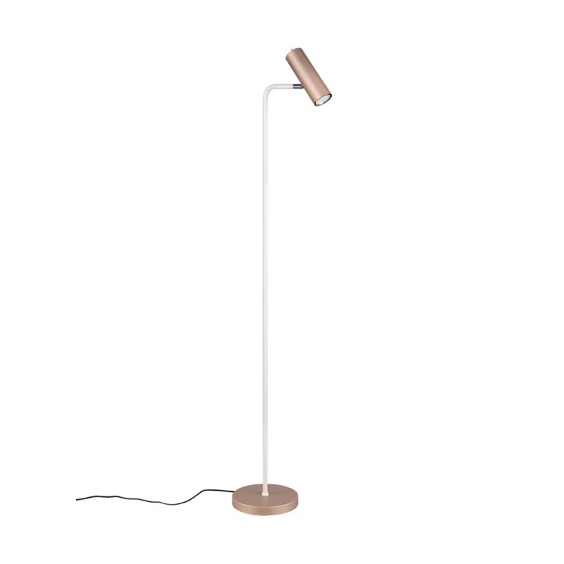 Trio-412400165 - Marley - Warm Grey & Coffee Floor Lamp