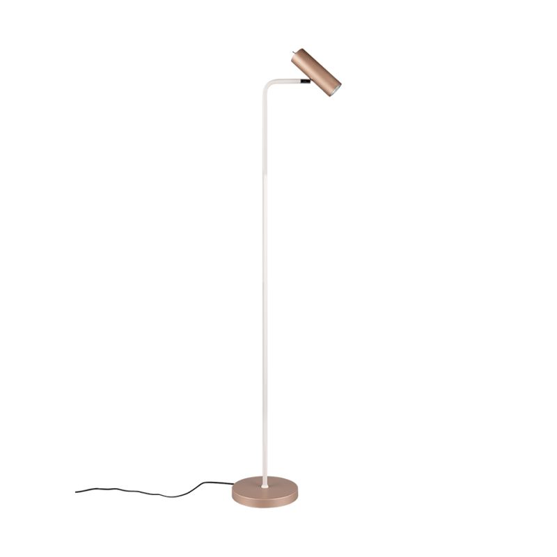 Trio-412400165 - Marley - Warm Grey & Coffee Floor Lamp