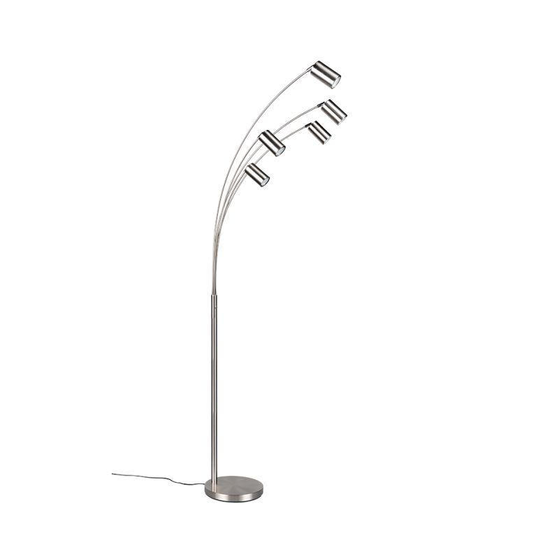Trio-412400507 - Marley - Matt Nickel 5 Light Floor Lamp