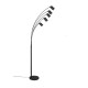 - Marley - Matt Black 5 Light Floor Lamp Trio-412400532 - Marley - Matt Black 5 Light Floor Lamp