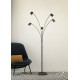 - Marley - Matt Black 5 Light Floor Lamp Trio-412400532 - Marley - Matt Black 5 Light Floor Lamp