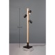 Trio-412510432 - Marley - Wooden & Matt Black 4 Light LED Floor Lamp