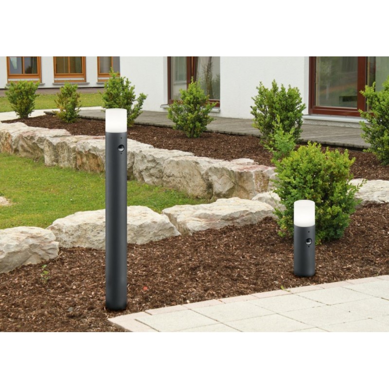 Trio-422260142 - Hoosic - Anthracite PIR Bollard with White Diffuser