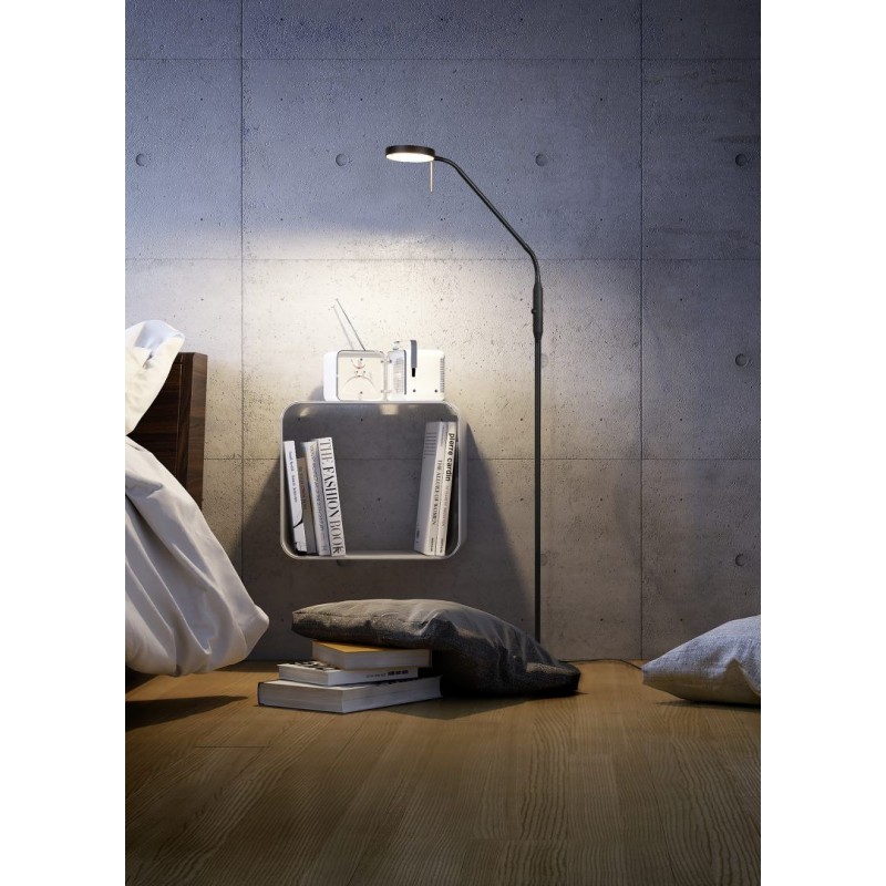 - Monza - Matt Black CCT Floor Lamp Trio-423310132 - Monza - Matt Black CCT Floor Lamp