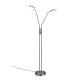 Trio-423310207 - Monza - Matt Nickel 2 Light CCT Floor Lamp
