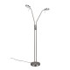 Trio-423310207 - Monza - Matt Nickel 2 Light CCT Floor Lamp