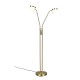Trio-423310208 - Monza - Matt Brass 2 Light CCT Floor Lamp