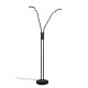 Trio-423310232 - Monza - Matt Black 2 Light CCT Floor Lamp