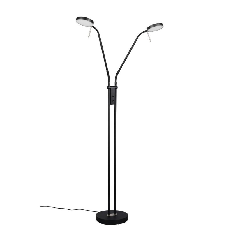 Trio-423310232 - Monza - Matt Black 2 Light CCT Floor Lamp