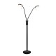Trio-423310232 - Monza - Matt Black 2 Light CCT Floor Lamp