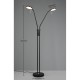 Trio-423310232 - Monza - Matt Black 2 Light CCT Floor Lamp