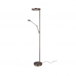 Barrie - Old Brass Mother & Child CCT Floor Lamp