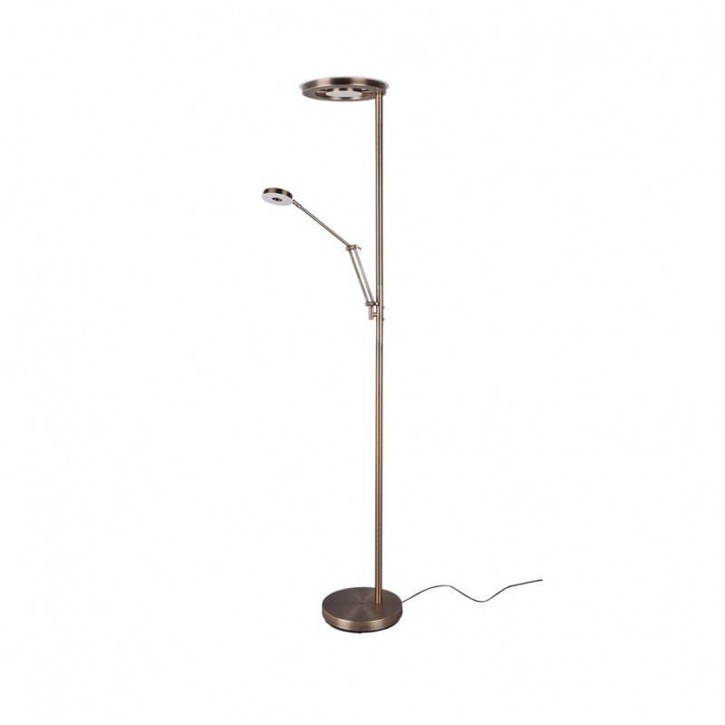 - Barrie - Old Brass Mother & Child CCT Floor Lamp Trio-424210304 - Barrie - Old Brass Mother & Child CCT Floor Lamp