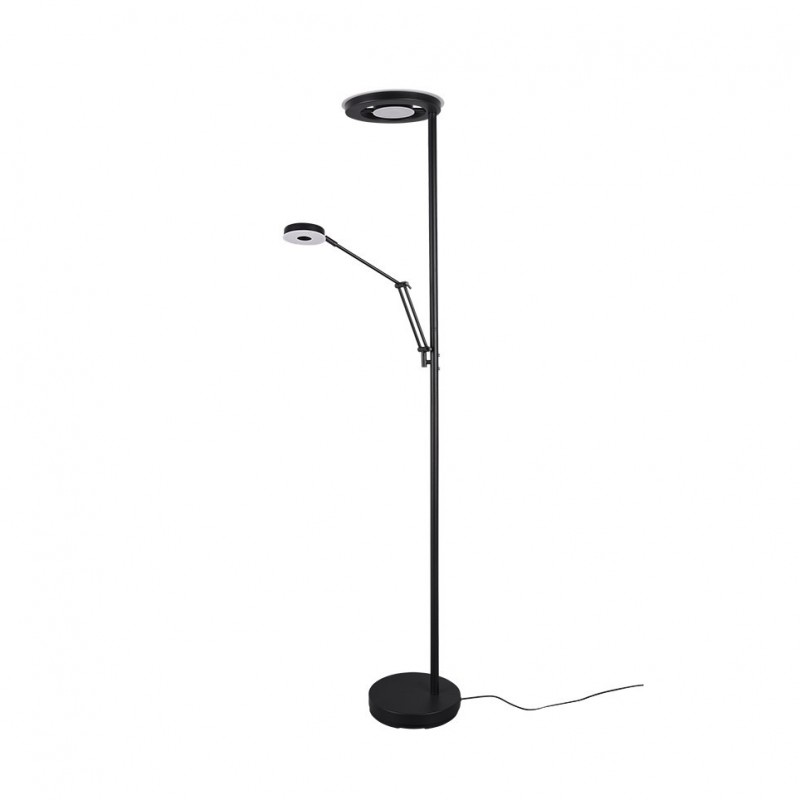 - Barrie - Matt Black Mother & Child CCT Floor Lamp Trio-424210332 - Barrie - Matt Black Mother & Child CCT Floor Lamp