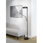 Barrie - Matt Black Mother & Child CCT Floor Lamp Barrie - Matt Black Mother & Child CCT Floor Lamp