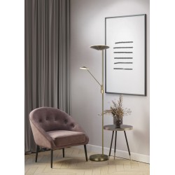 Brantford - Old Brass CCT Mother & Child Floor Lamp