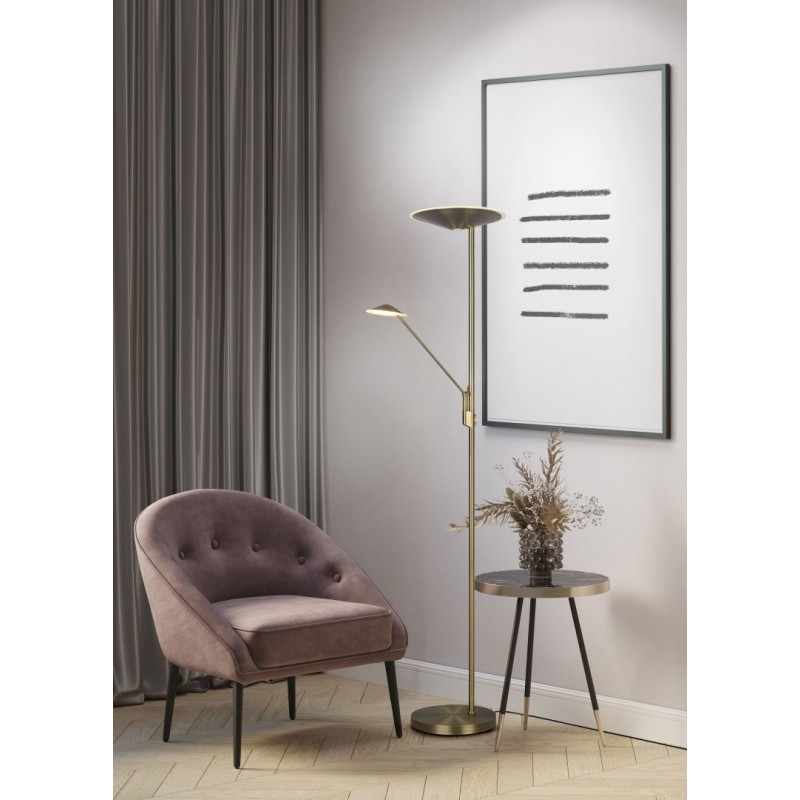 - Brantford - Old Brass CCT Mother & Child Floor Lamp Trio-425610204 - Brantford - Old Brass CCT Mother & Child Floor Lamp