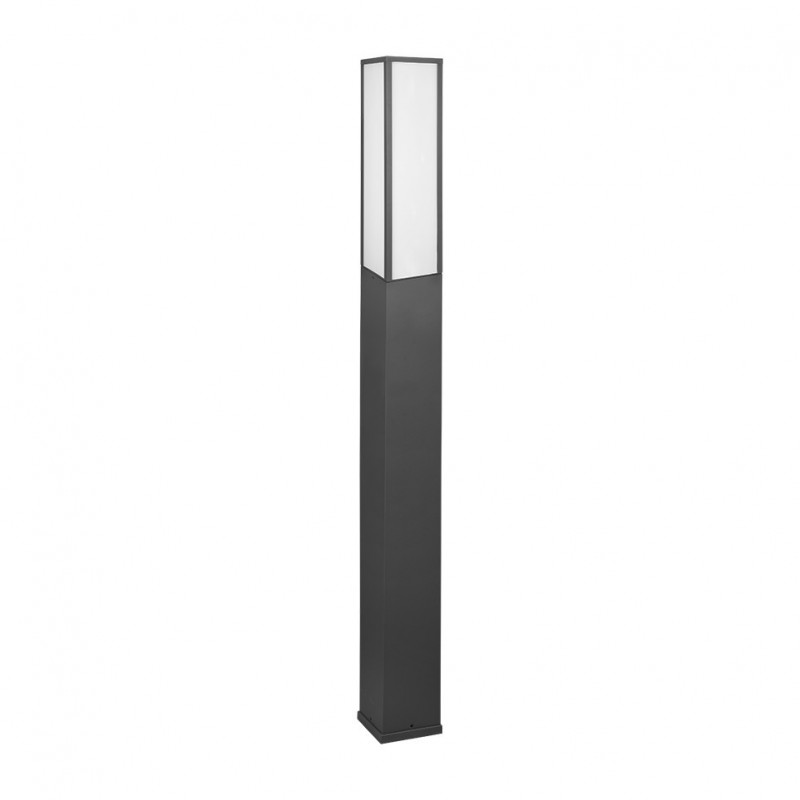 - Fuerte - Anthracite LED Bollard with White Diffuser Trio-426260142 - Fuerte - Anthracite LED Bollard with White Diffuser
