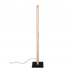 Bellari - Wooden & Black LED Floor Lamp Bellari - Wooden & Black LED Floor Lamp