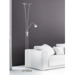 Arizona - Matt Nickel Mother & Child LED Floor Lamp