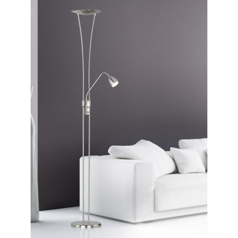- Arizona - Matt Nickel Mother & Child LED Floor Lamp Trio-426410207 - Arizona - Matt Nickel Mother & Child LED Floor Lamp