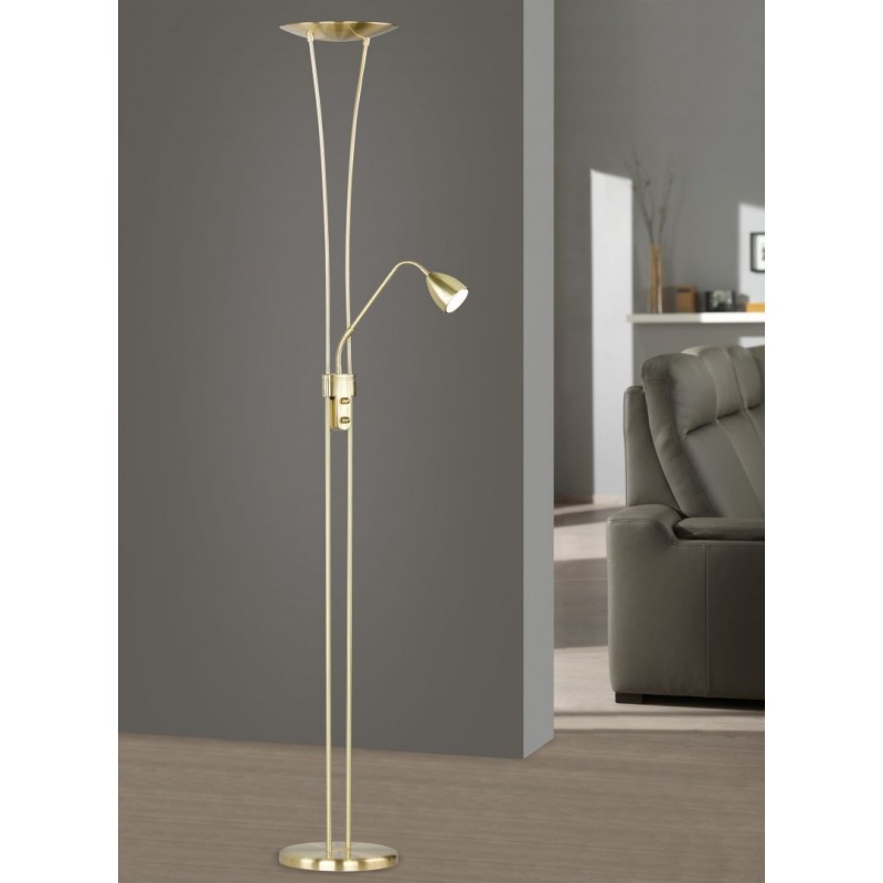 - Arizona - Matt Brass Mother & Child LED Floor Lamp Trio-426410208 - Arizona - Matt Brass Mother & Child LED Floor Lamp