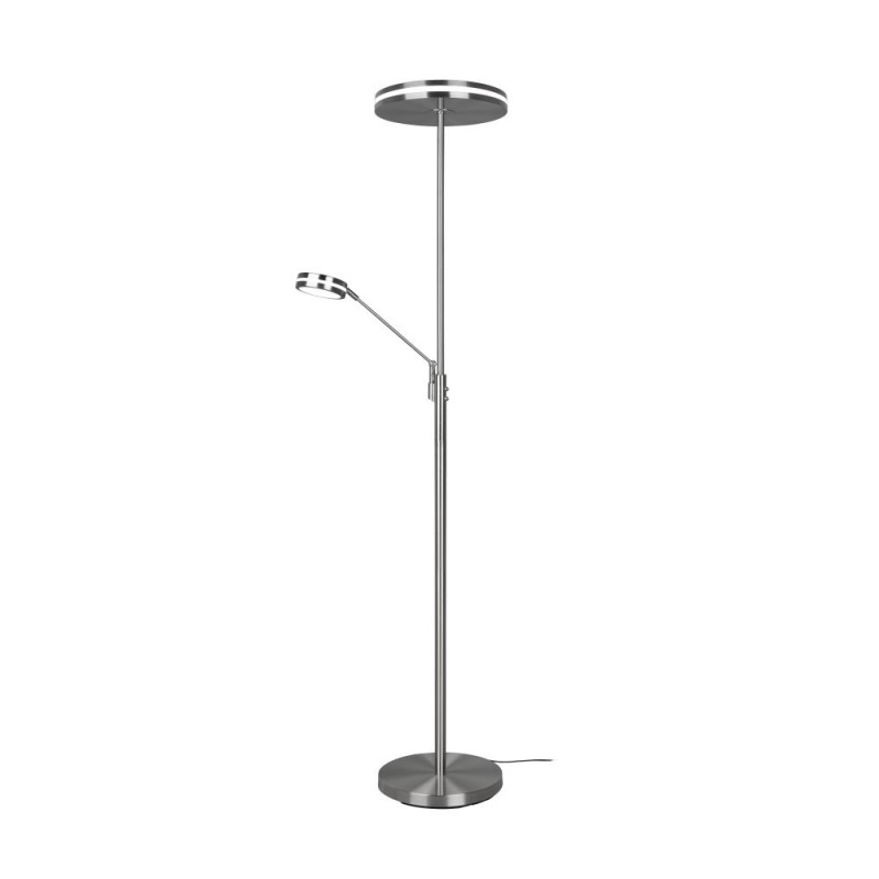 Trio-426510207 - Franklin - Matt Nickel Mother & Child CCT Floor Lamp