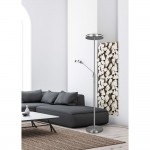 Franklin - Matt Nickel Mother & Child CCT Floor Lamp