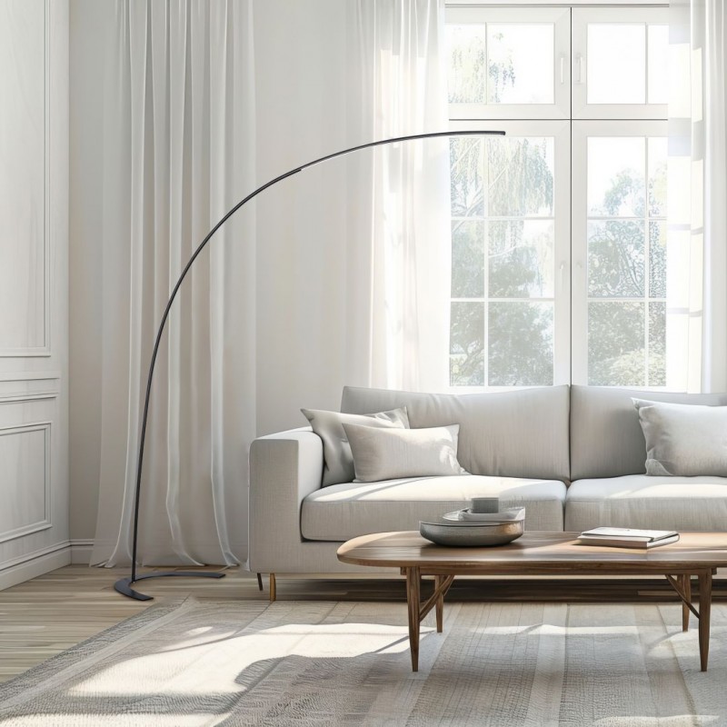 - Shanghai - Black LED Floor Lamp Trio-427511802 - Shanghai - Black LED Floor Lamp