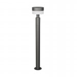 Mackenzie - Anthracite Post with White Diffuser Mackenzie - Anthracite Post with White Diffuser