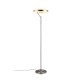 Trio-431410107 - Dios - Matt Nickel CCT Floor Lamp with White Diffuser